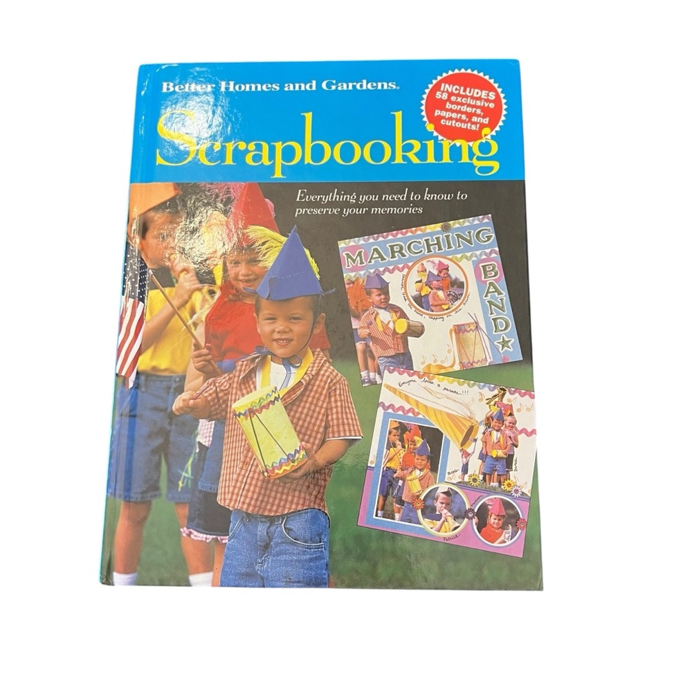 Better Homes and Gardens Scrapbooking Book Ideas Paper Cutouts Borders 2002